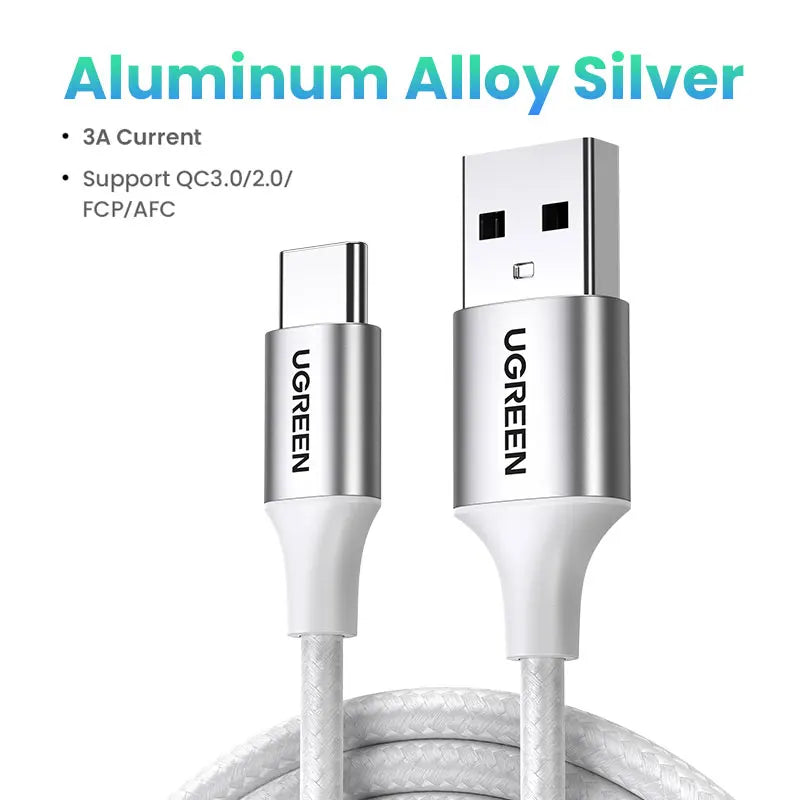 UGREEN USB-A to USB-C Cable 3A 18W – Fast Charging & Data Sync