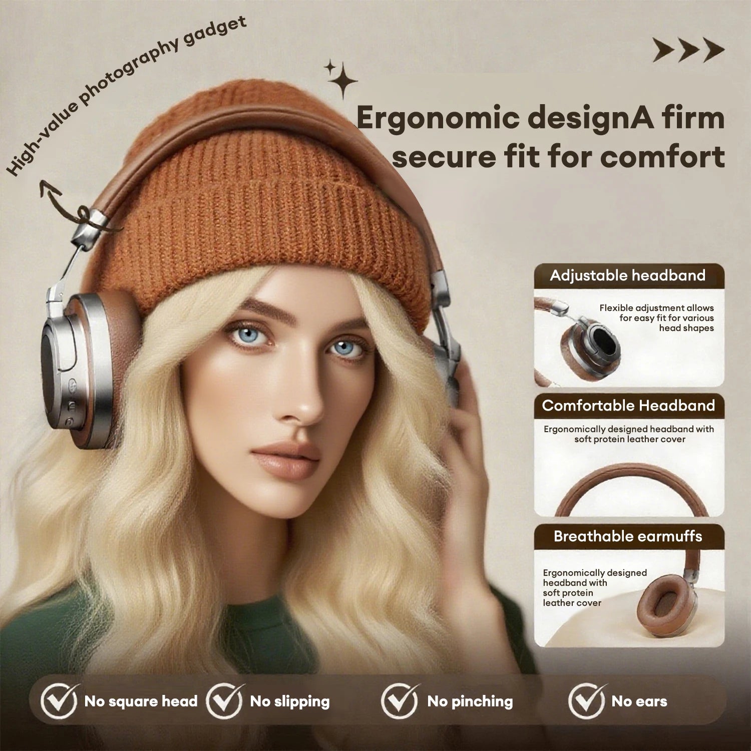 Lenovo LE602 Over-Ear Headphones – Bluetooth 6.0 with ENC