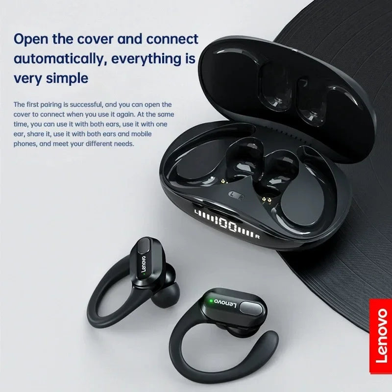 Lenovo XT80 Wireless Ear Hook Earphones – Bluetooth 5.3