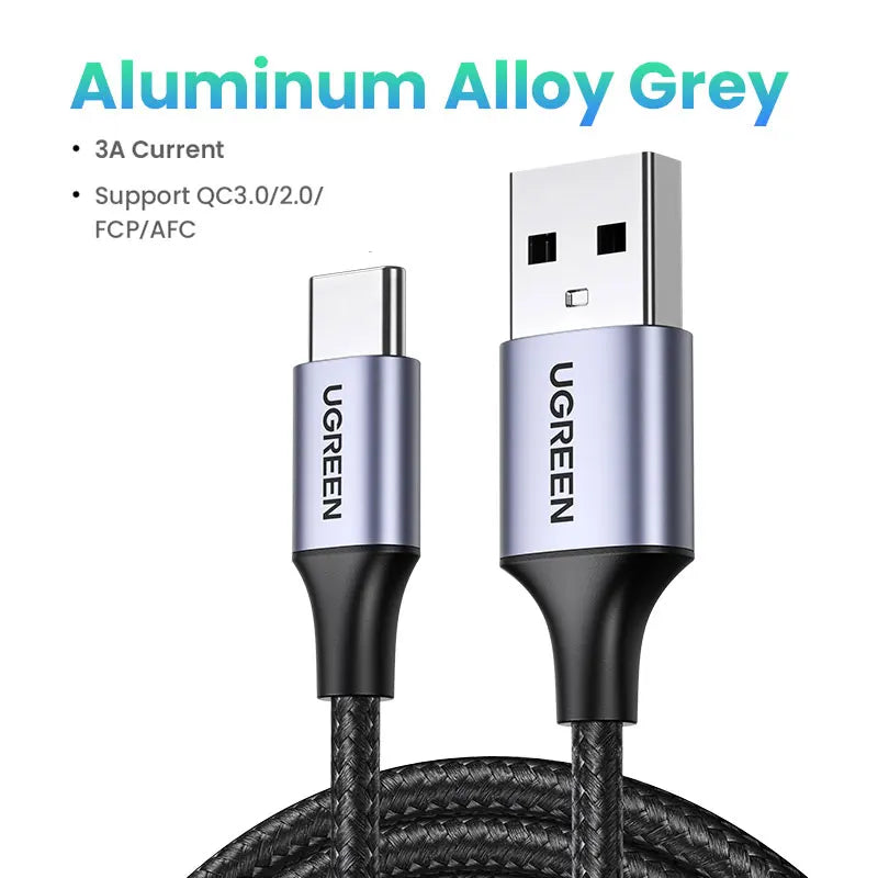 UGREEN USB-A to USB-C Cable 3A 18W – Fast Charging & Data Sync