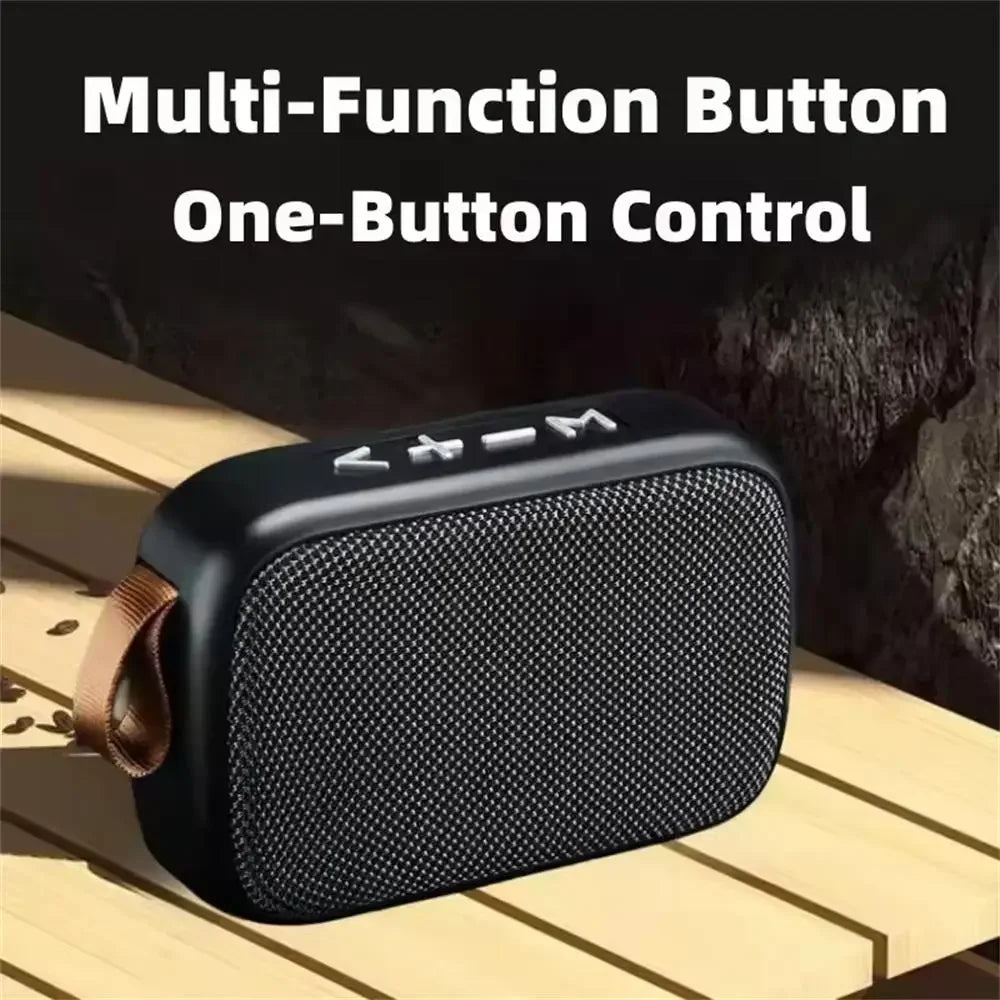 ZHUOU Mini Bluetooth Speaker - Fabric Portable Wireless Speaker with TF Card