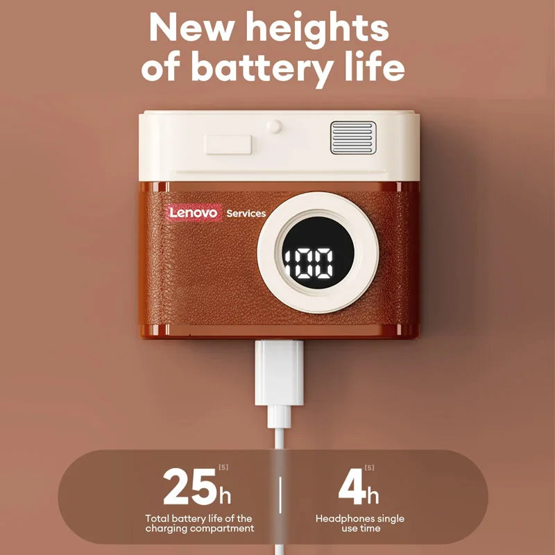 Lenovo LE218 TWS Earphones – Retro CCD Bluetooth 6.0