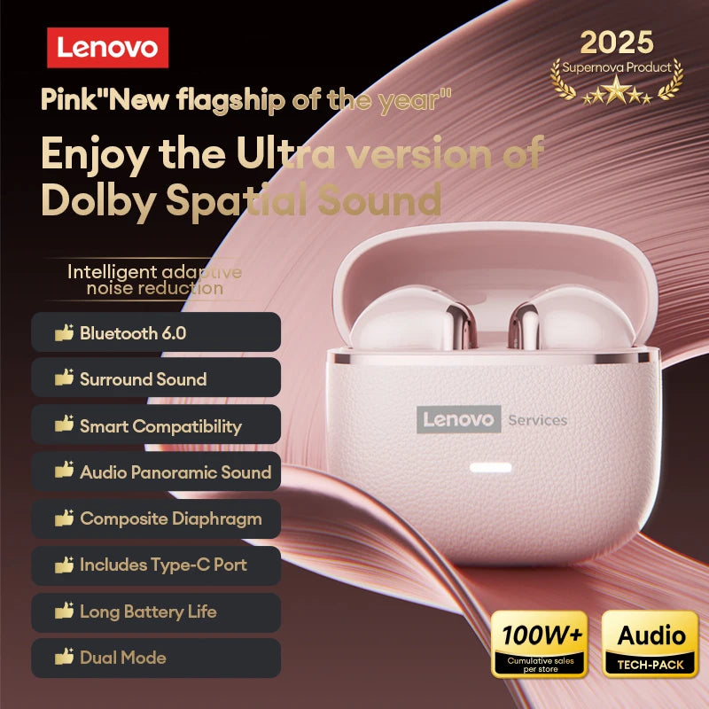 Lenovo LE230 TWS Earphones – Bluetooth 6.0 with ENC