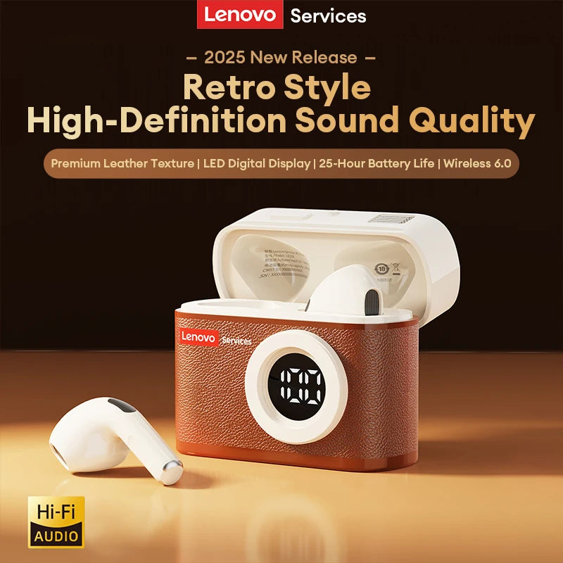 Lenovo LE218 TWS Earphones – Retro CCD Bluetooth 6.0