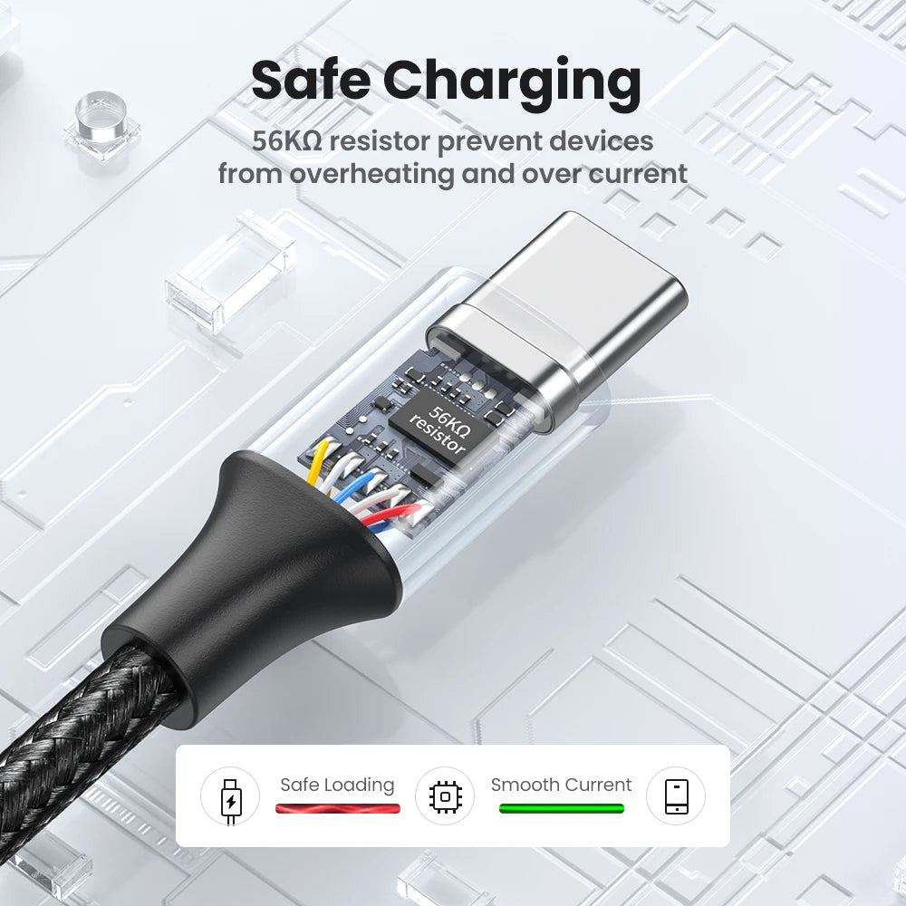 UGREEN USB-A to USB-C Cable 3A 18W – Fast Charging & Data Sync