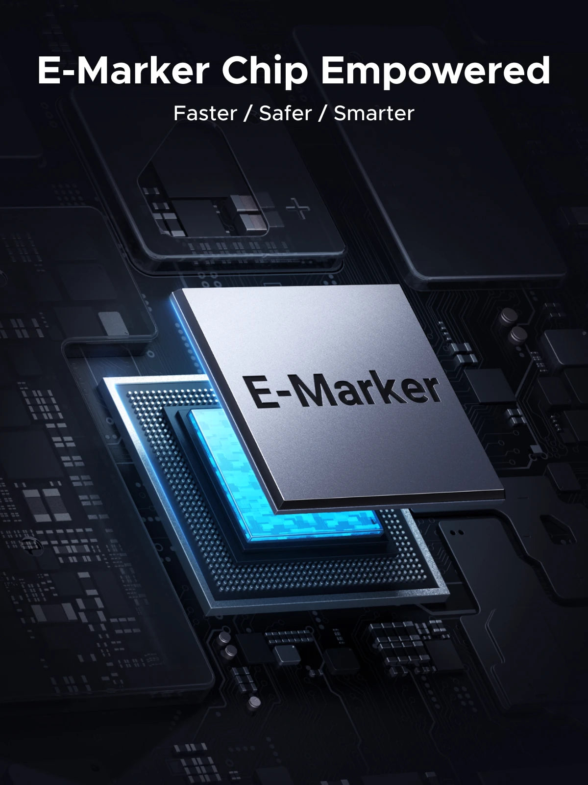 UGREEN USB-C Cable 240W LED Display – PD3.1 Fast Charging, Type-C to Type-C