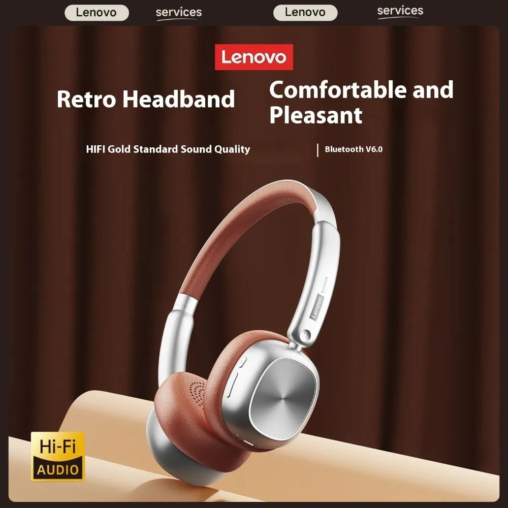 Lenovo LE600 Over-Ear Headphones – Bluetooth 6.0 with ANC