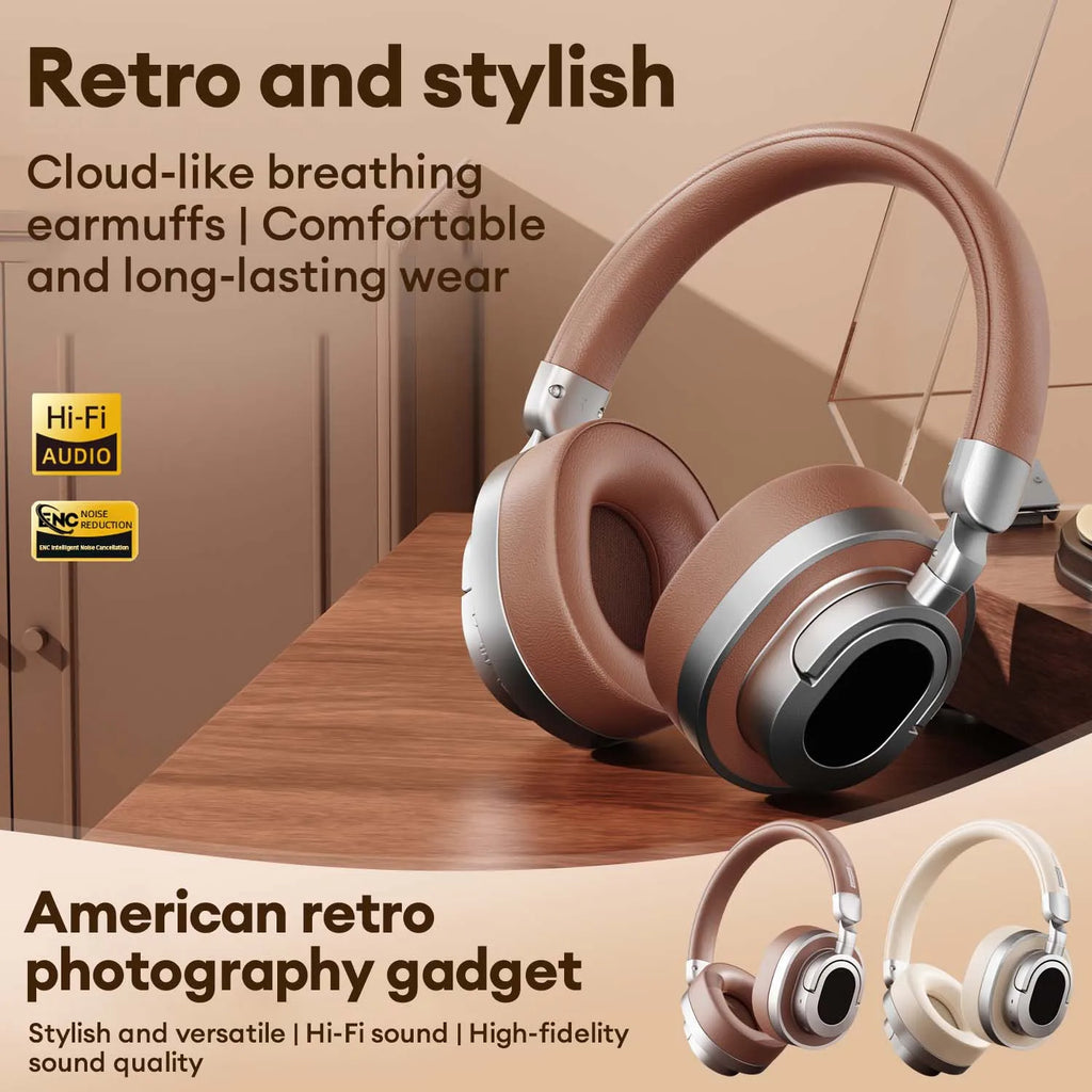 Lenovo LE602 Over-Ear Headphones – Bluetooth 6.0 with ENC