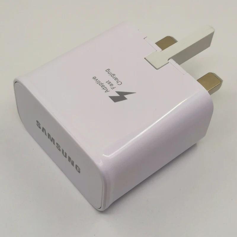 Samsung 15W UK Fast Charger – USB-C, Black/White