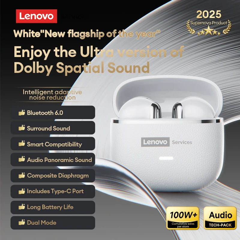 Lenovo LE230 TWS Earphones – Bluetooth 6.0 with ENC