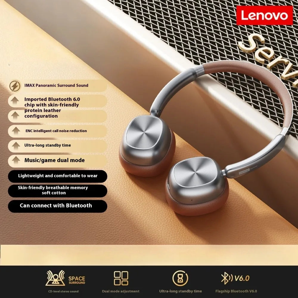 Lenovo LE600 Over-Ear Headphones – Bluetooth 6.0 with ANC